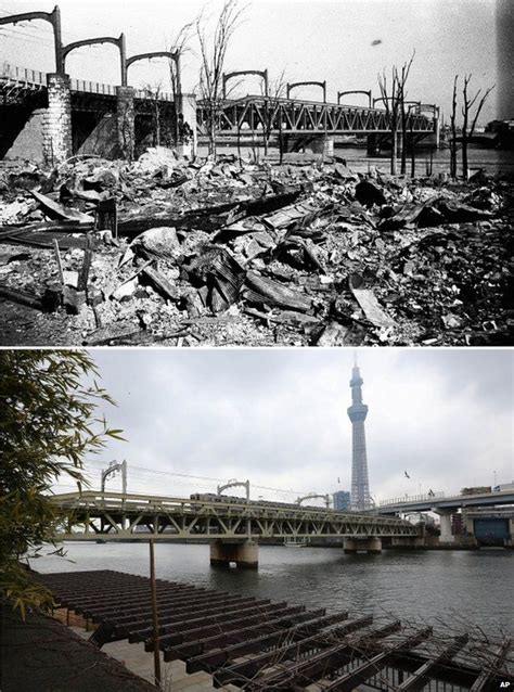 Tokyo Firebombing Before And After