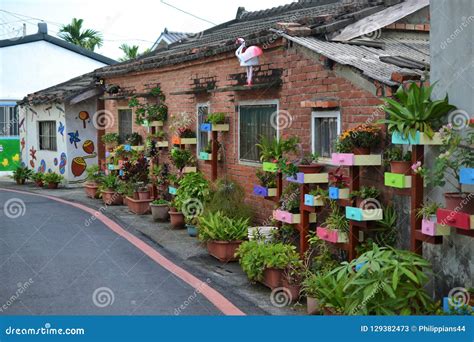 Old Taiwanese Villages, Cute Shacks and Houses, Streets Editorial Stock Photo - Image of outdoor ...