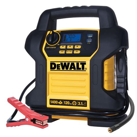 DEWALT 1400 Peak Amp Jump Starter with Digital Compressor-DXAEJ14 - The ...