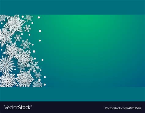 Christmas with paper snowflakes Royalty Free Vector Image