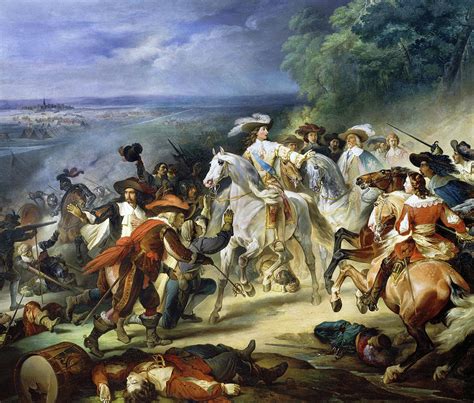 Battle of Rocroi Painting by Francois Joseph Heim