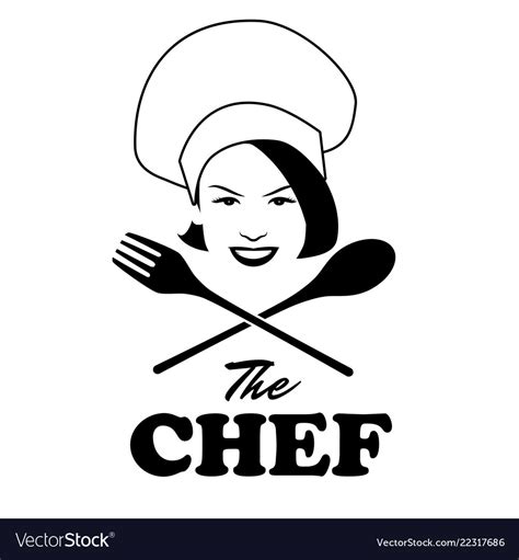 Logo chef-04 Royalty Free Vector Image - VectorStock