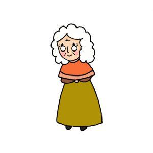 How to Draw a Grandma - Step by Step Easy Drawing Guides - Drawing Howtos