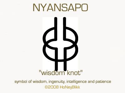 NYANSAPO Wisdom Knot West African Wisdom: Adinkra Symbol | Flickr