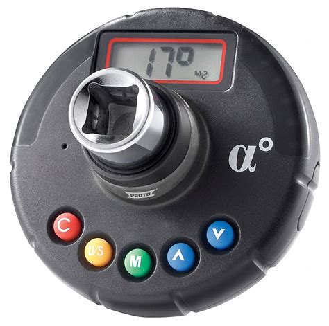 PROTO Digital Torque Meter, Newton-Meter, Drive Size 1/2 in, Minimum Torque 17 N-m - 23NU47 ...