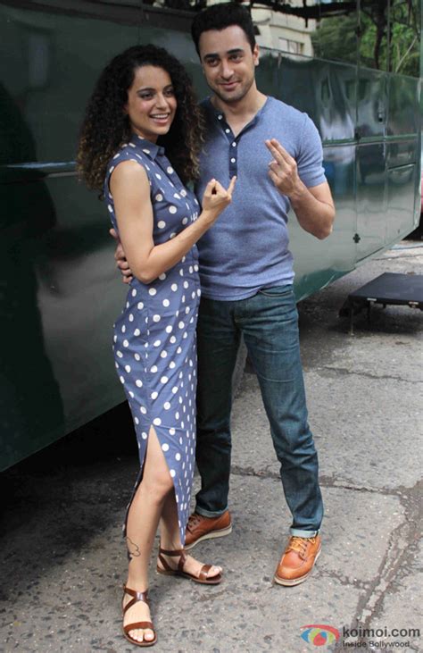 Kangana Ranaut And Imran Khan Promotes 'Katti Batti' - Koimoi