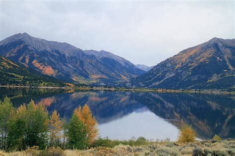 Mountain Biking around Twin Lakes in Colorado between Leadville and ...