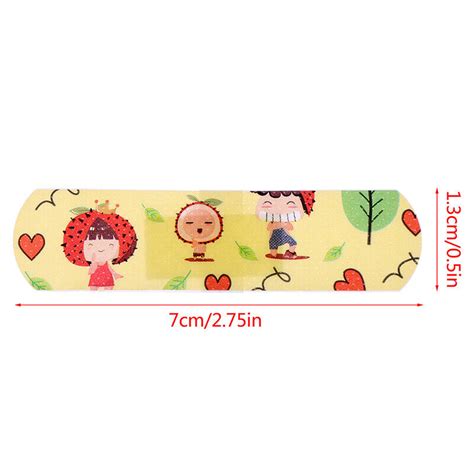 120Pcs Waterproof Cartoon Adhesive Bandages Breathable Wound Plasters ...