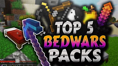 Top 5 BEST Packs For BEDWARS (FPS BOOST) (1.8.9) - YouTube