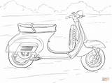 Scooter Coloring Page  Free Printable Coloring Pages sketch template