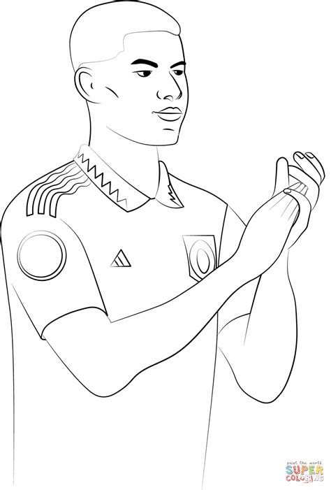 Marcus Rashford Coloring Pages - Coloring Home