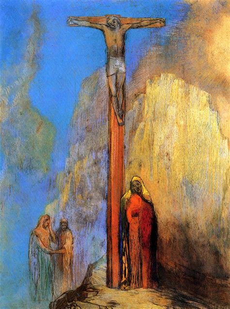 Calvary, c.1897 - Odilon Redon - WikiArt.org