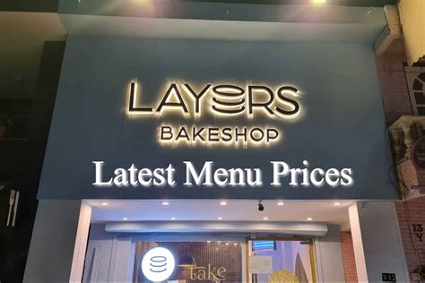 Layers Bakery DHA Menu Prices – Fresh Menu Prices