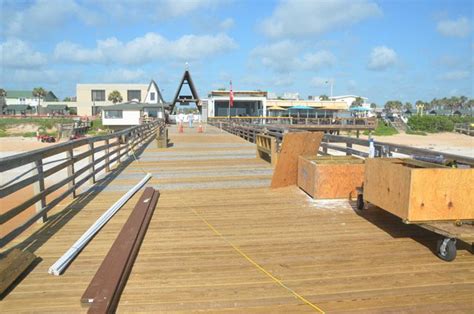 Flagler Beach Pier May Reopen Dec. 15, But City's Library To Remain Closed For Now | FlaglerLive