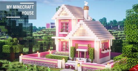 Minecraft: Easy and Simple Pink House Build Tutorial