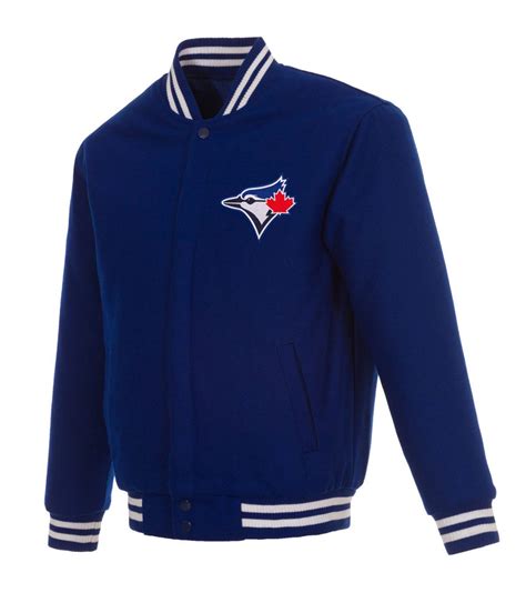 Royal Blue Varsity Bomber Toronto Blue Jays Wool Jacket - Jackets Masters