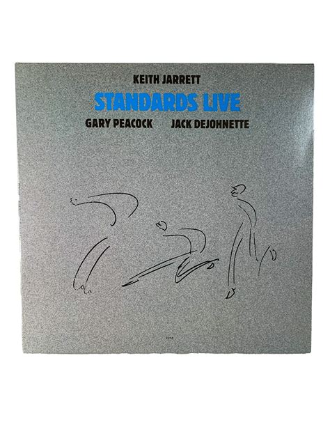 Keith Jarrett Trio - Standards Live LP MINT 1986 W. German GEMA Press ECM = DeJohnette, Peacock ...