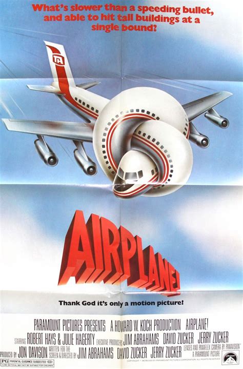 Airplane! (1980) | Classic movie posters, Best movie posters, Movie ...