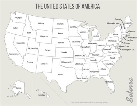 The United States Capital Map | PDF