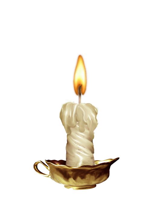 Free Flickering Candle Clipart