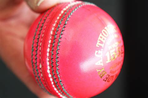 Evolution of the Kookaburra pink ball for the first ever day-night ...