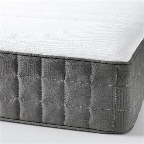 MORGEDAL Foam mattress, firm, dark gray, Queen - IKEA