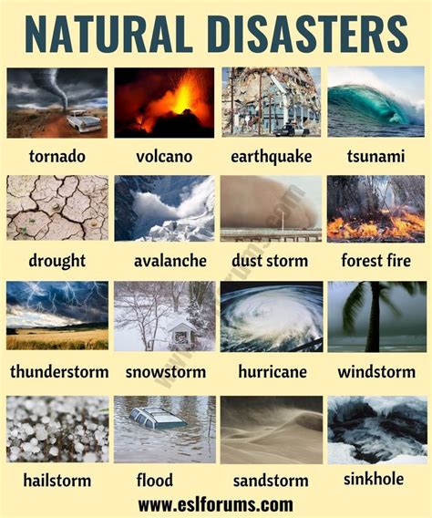 Natural Disasters Flashcards Tornados | Natural disasters lessons ...