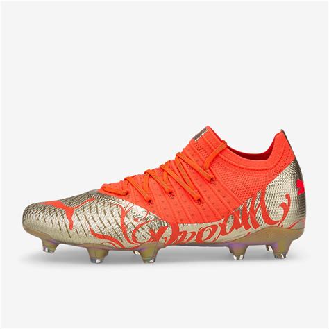 Puma Future Z 1.4 Neymar Jr Player Edition FG/AG - Fiery Coral / Gold - Football Shirt Culture ...