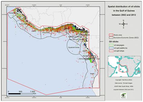 Distribution of oil slicks in the Gulf of Guinea - Earth Online