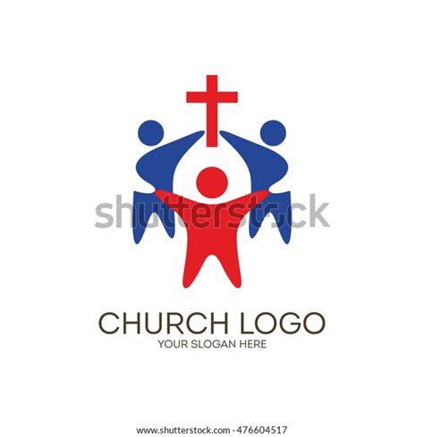 Church Logo Christian Symbols Unity Jesus Stock Vector (Royalty Free) 476604517