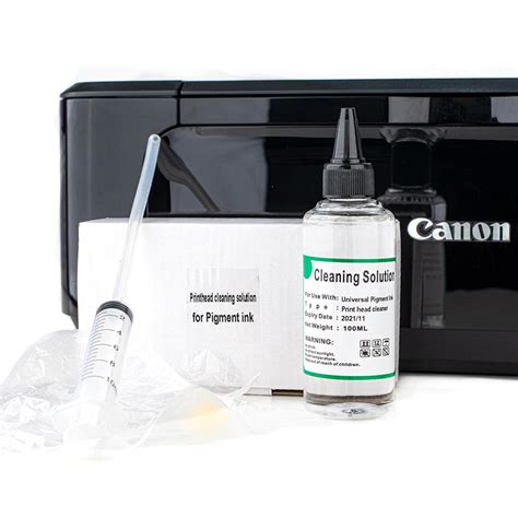 Universal Printhead Cleaning Kit for Pigment Ink for HP / Epson / Canon / Brother All Printers ...