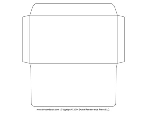 Printable Envelope Template | Downloadable Envelopes