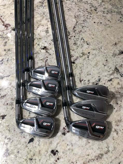 Taylormade 2019 M6 Iron set 6-LW KBS C-taper Lite X Stiff flex steel ...