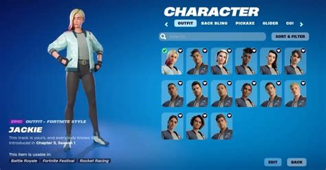 Comment obtenir le skin Jackie gratuit dans Fortnite : Rocket Racing - Moyens I/O