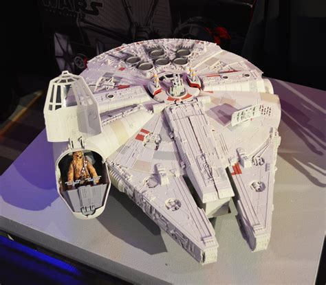 Battle Action Millennium Falcon From Hasbro ($120) | Star Wars: The Force Awakens Toys ...