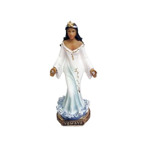 Yemaya Statue, White 5"