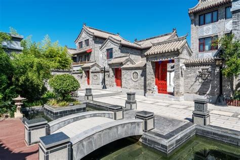 Premium Photo | Chinese classical courtyard architecture