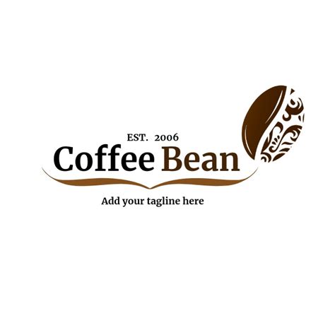 Coffee bean logo Template | PosterMyWall