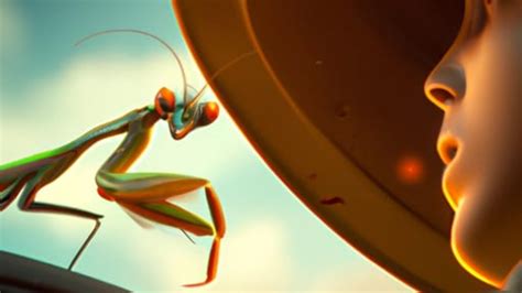 Praying Mantis Lands On My Head While Streaming - YouTube