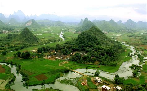 China tourist attractions, Guilin, Yangshuo views Wallpaper | 2880x1800 resolution wallpaper ...