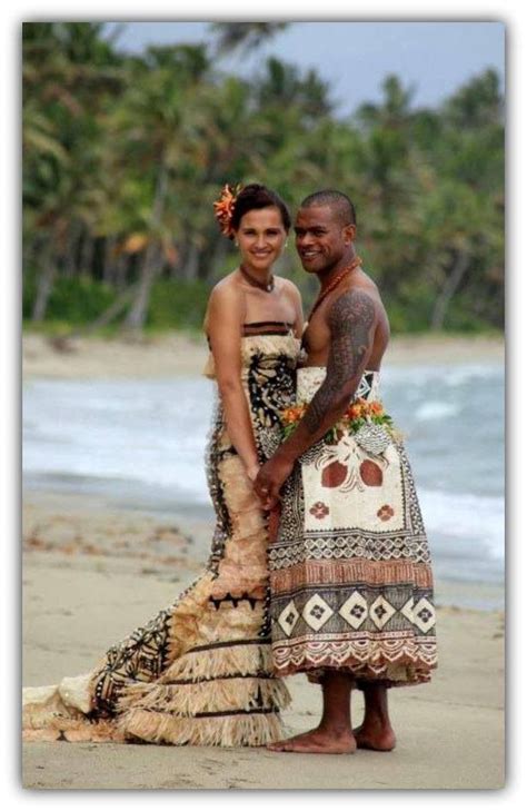 My wife would love to wear this traditional Fijian dress for a wedding gown. | Fiji Islands ...