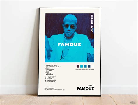 Jhayco /FAMOUZ / Digital Printable, Album Cover, Poster, Home Decor, Reggaeton - Etsy