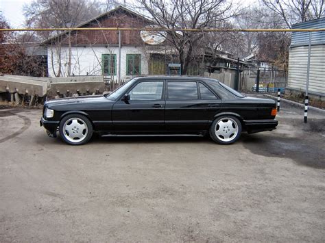 Mercedes-Benz W126 500SEL Black on AMG Monoblocks | BENZTUNING