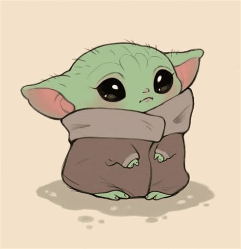 Baby Yoda clipart free 1 - Clipart World