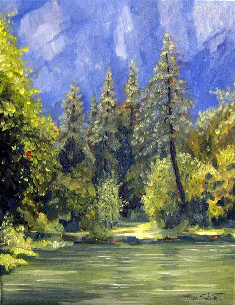 Mountain Stream Painting by Tom Siebert - Fine Art America