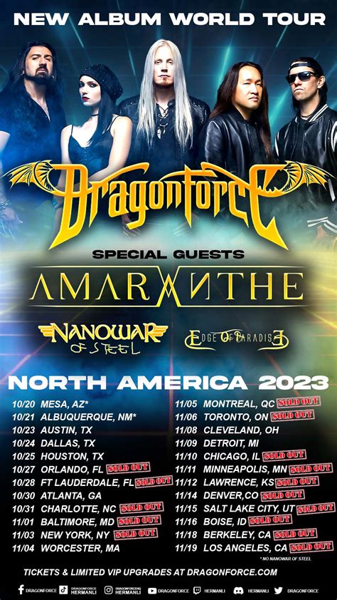 Unleashing Power: Dragonforce Tour 2025 Takes the Stage!