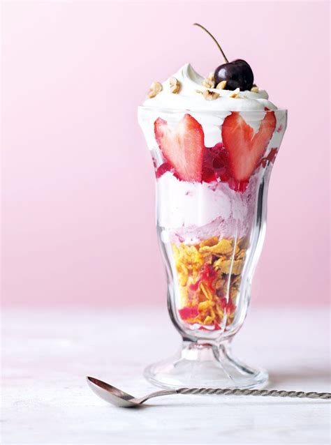 Healthier knickerbocker glory