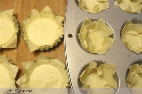 Phyllo shells, basic recipe - light & yummy