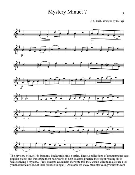 Free Violin Sheet Music