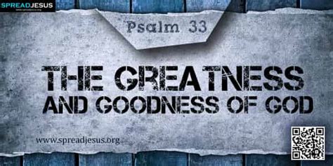 PSALM 33-The Greatness and Goodness of God